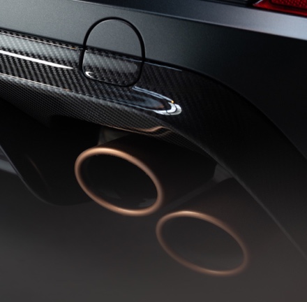 cupra formentor vz5 copper exhausts and carbon fibre diffuser 